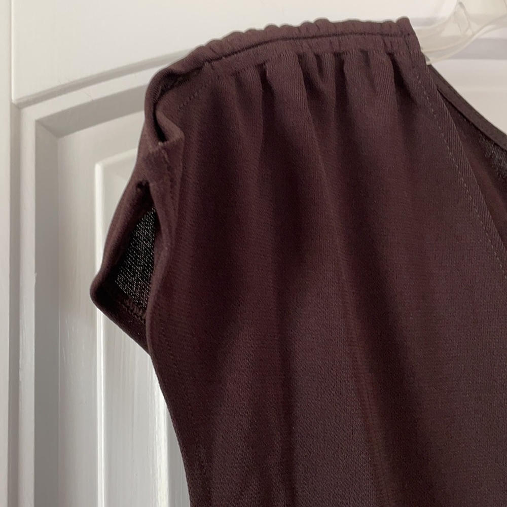 NWT Max Studio Chocolate XL Top - Picture 2 of 3